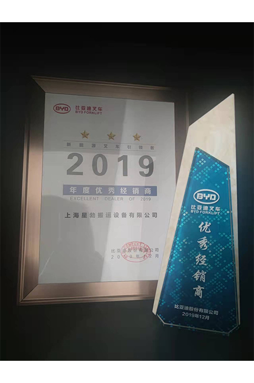 扬中市比亚迪2019优秀经销商